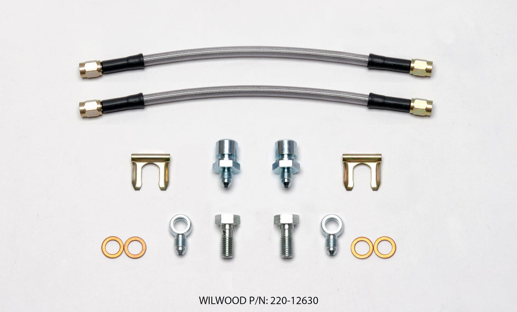 WILWOOD 220-12630 - Flexline Kit D154 10in x 3/8-24 IF 10mm Banjo image