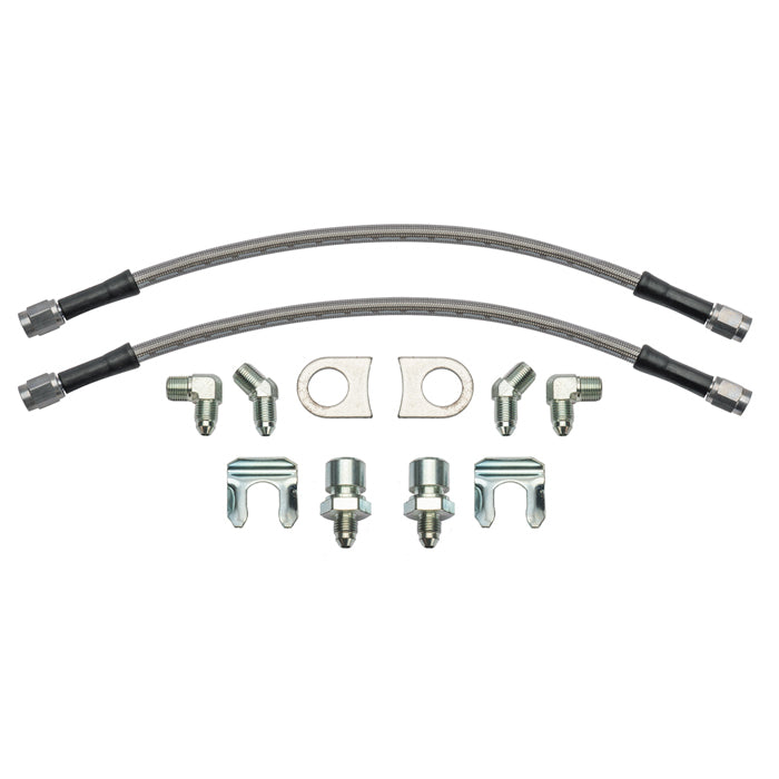 WILWOOD 220-17288 - Flexline Kit 12in 3/8-24 to 90 Deg. image