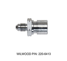 Load image into Gallery viewer, WILWOOD 220-6413 - Adapter Fitting -3AN To M10X1.0 Steel Zinc image