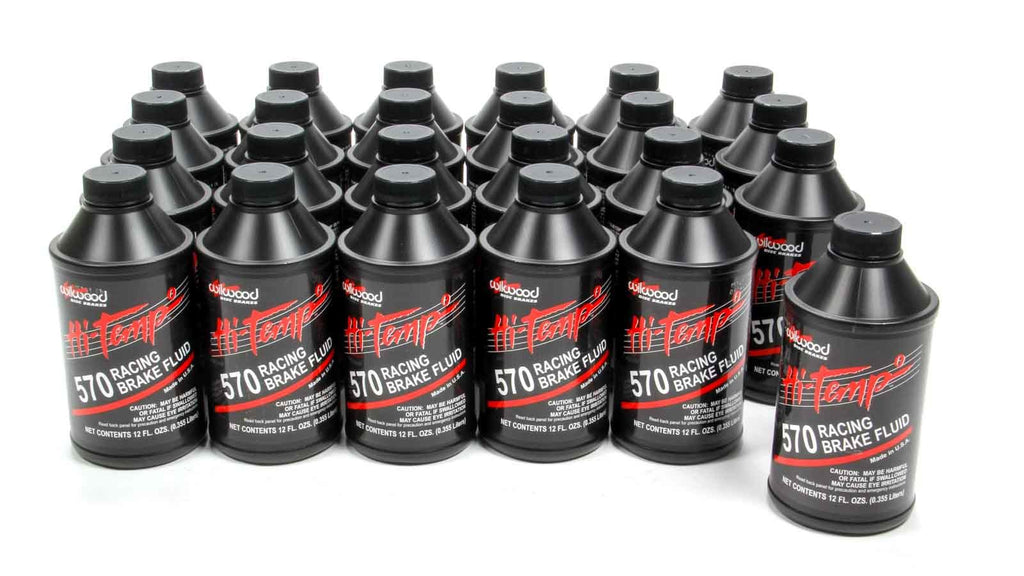 WILWOOD 290-0633 - Brake Fluid 570 Temp Case (24) 12oz image