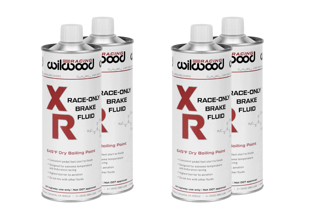 WILWOOD 290-16354 - Brake Fluid XR Racing 500ml Can NON-DOT 4pk image