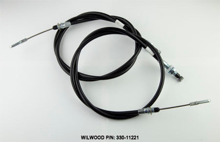 WILWOOD 330-11221 - Parking Brake Cable Kit 05-10 Mustang image