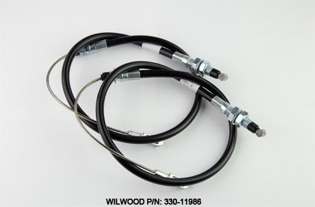 WILWOOD 330-11986 - Parking Brake Cable Kit 58-64 Impala image