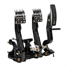 Load image into Gallery viewer, WILWOOD 340-16604 - Triple Pedal Assy Adj Floor Mnt Tru-Bar image