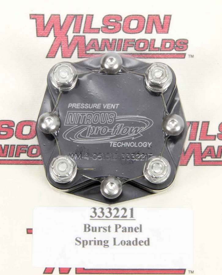 WILSON MANIFOLDS 333221 - Manifold Pressure Relief Valve image