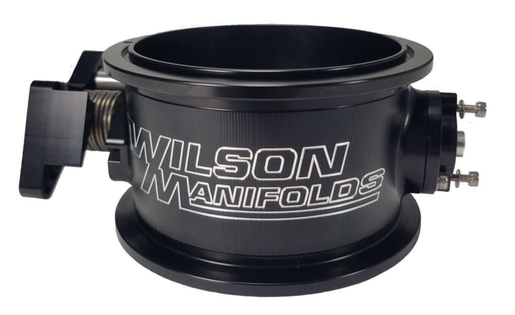 WILSON MANIFOLDS 471123VHB - 123mm Throttle Body 5.000 OD V-Band Base image