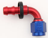 #10 90 Deg Push-On Hose End