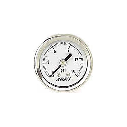 XRP-XTREME RACING PROD. 710000 - 0-15 Fuel Pressure Gauge Liquid Filled image