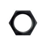 #12 Bulkhead Nut-Alm. Black