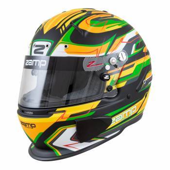 ZAMP H760C49L - Helmet RZ-70 Large Grn/Blk SA2020/FIA8859 image