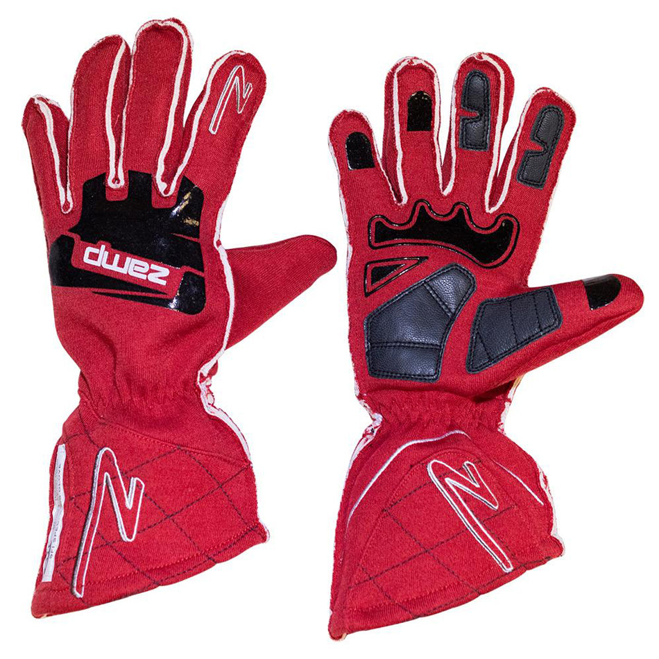 ZAMP RG10002M - Gloves ZR-50 Red Medium Multi-Layer SFI 3.3/5 image