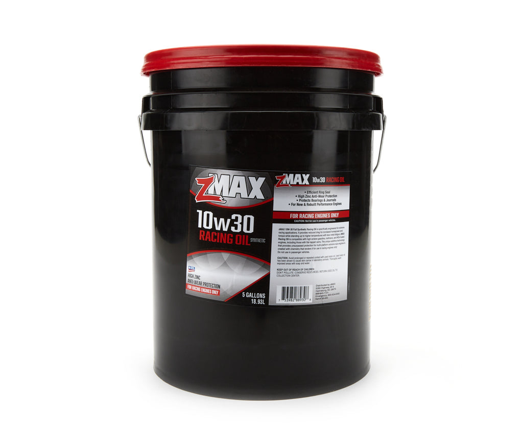 ZMAX 88-930 - Racing Oil 10w30 5 Gal. Pail image